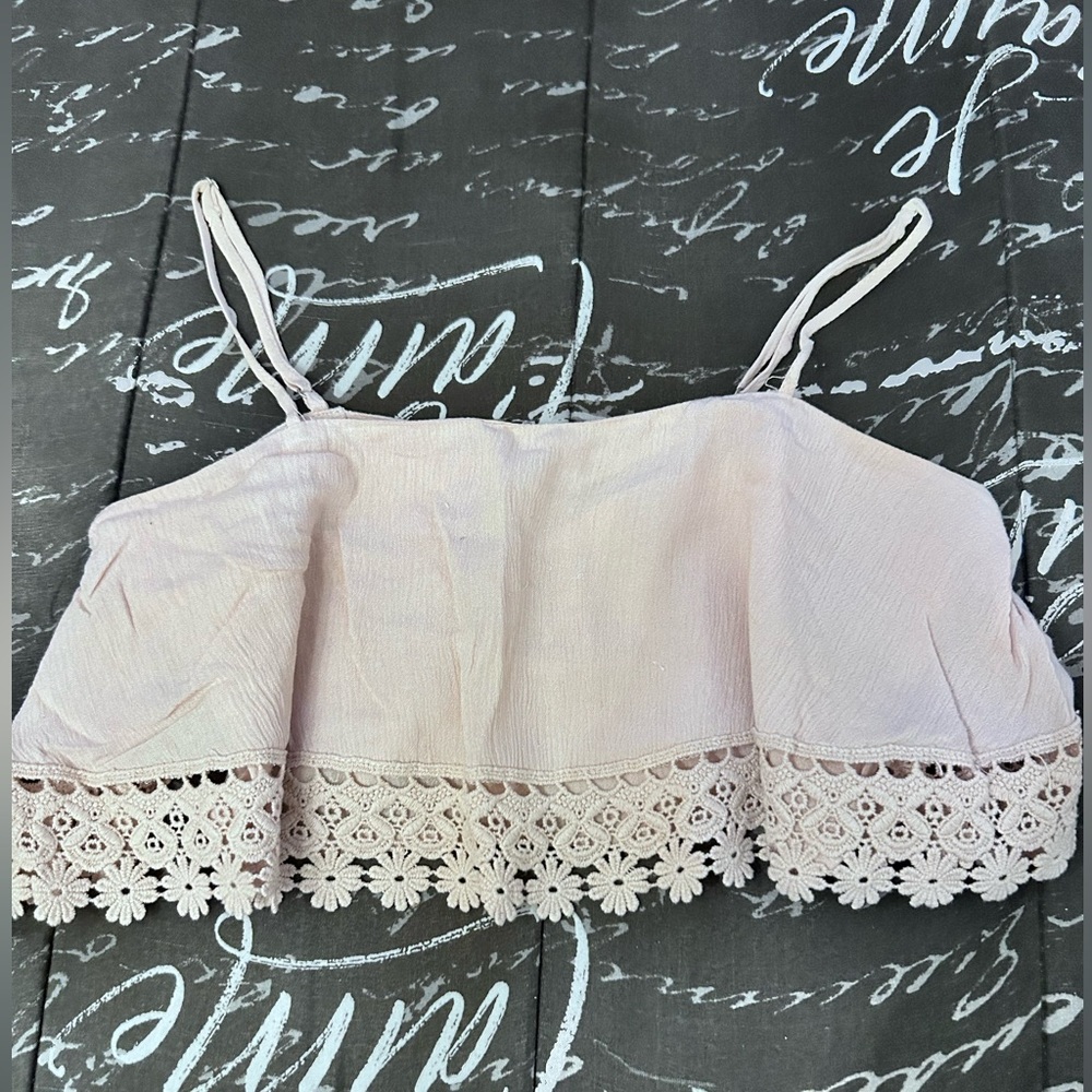 Never worn pink forever 21 crop top